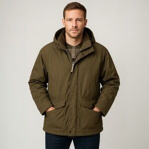 Schöffel VTG Ptarmigam Gore-Tex Hunting Field Jacket Olive Green Hooded UK 46 XL